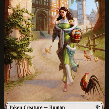 Human Token [Throne of Eldraine Tokens]