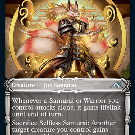 Selfless Samurai (Showcase Samurai) [Kamigawa: Neon Dynasty]