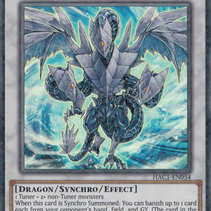 Trishula, Dragon of the Ice Barrier (Duel Terminal) [HAC1-EN054] Parallel Rare