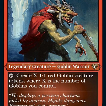 Krenko, Mob Boss (Foil Etched) [Commander Masters]