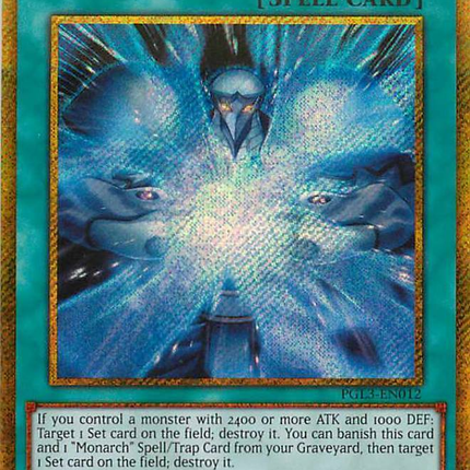 Frost Blast of the Monarchs [PGL3-EN012] Gold Secret Rare