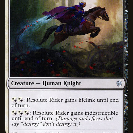 Resolute Rider [Throne of Eldraine]