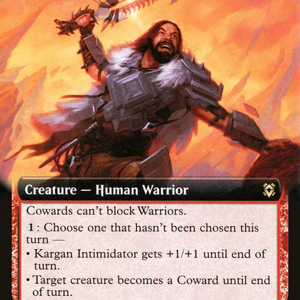 Kargan Intimidator (Extended Art) [Zendikar Rising]