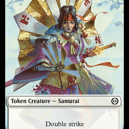 Phyrexian Mite (011) // Samurai Double-Sided Token [Phyrexia: All Will Be One Tokens]