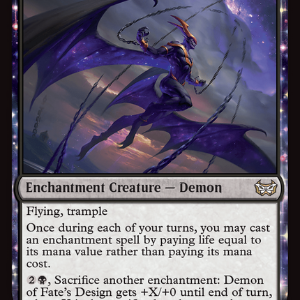 Demon of Fate's Design [Duskmourn: House of Horror Commander]