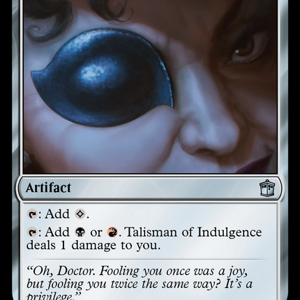 Talisman of Indulgence (Surge Foil) [Doctor Who]