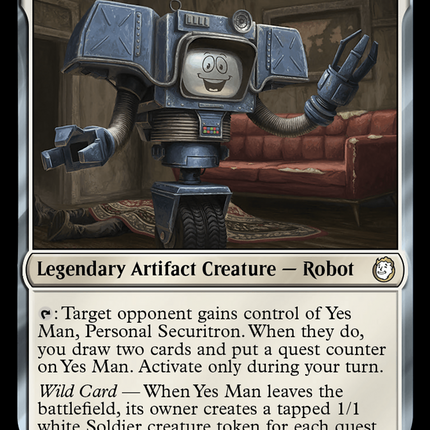 Yes Man, Personal Securitron (Surge Foil) [Fallout]