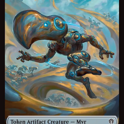 Gingerbrute // Myr Double-Sided Token [Reality Fracture Commander Tokens]