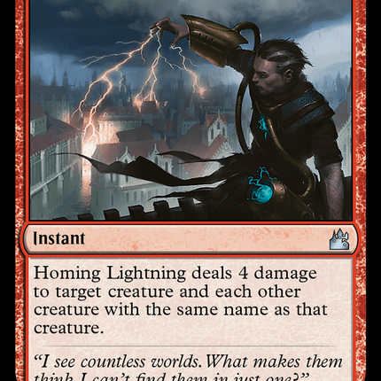 Homing Lightning [Ravnica Remastered]