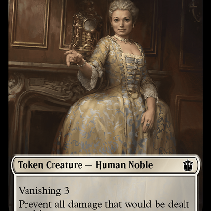 Human Noble // Cyberman Double-Sided Token [Doctor Who Tokens]