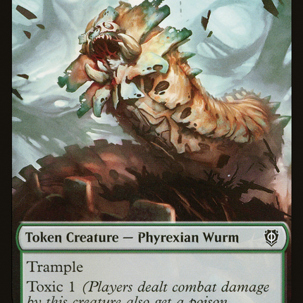 Phyrexian Wurm // Phyrexian Insect Double-Sided Token [Phyrexia: All Will Be One Commander Tokens]