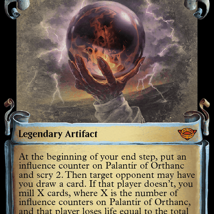 Palantir of Orthanc [The Lord of the Rings: Tales of Middle-Earth Showcase Scrolls]