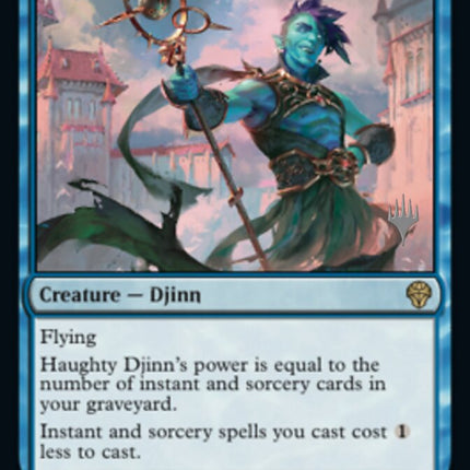 Haughty Djinn (Promo Pack) [Dominaria United Promos]