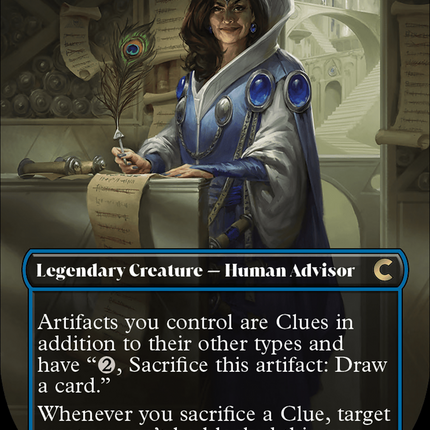 Senator Peacock (Borderless) [Ravnica: Clue Edition]