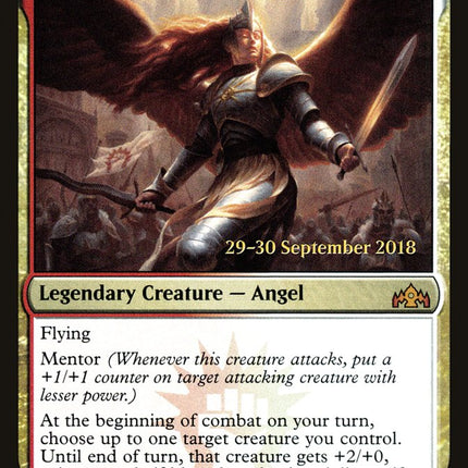Aurelia, Exemplar of Justice [Guilds of Ravnica Prerelease Promos]