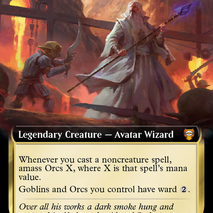 Saruman, the White Hand (Extended Art) [The Lord of the Rings: Tales of Middle-Earth Commander]