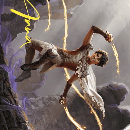 Kellan, the Fae-Blooded Art Card (Gold-Stamped Signature) [Wilds of Eldraine Art Series]