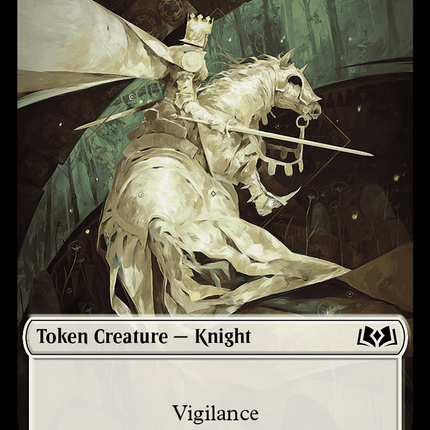 Knight // Food (0013) Double-Sided Token [Wilds of Eldraine Tokens]