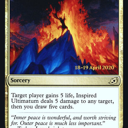 Inspired Ultimatum [Ikoria: Lair of Behemoths Prerelease Promos]