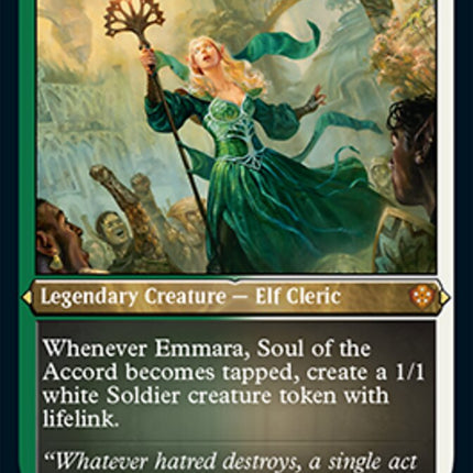 Emmara, Soul of the Accord (Foil Etched) [Starter Commander Decks]