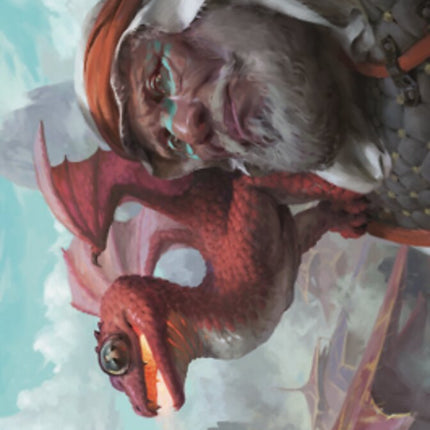 Dragon Whelp Art Card (Gold-Stamped Signature) [Dominaria United Art Series]
