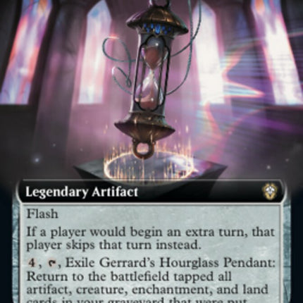 Gerrard's Hourglass Pendant (Extended Art) [Dominaria United Commander]
