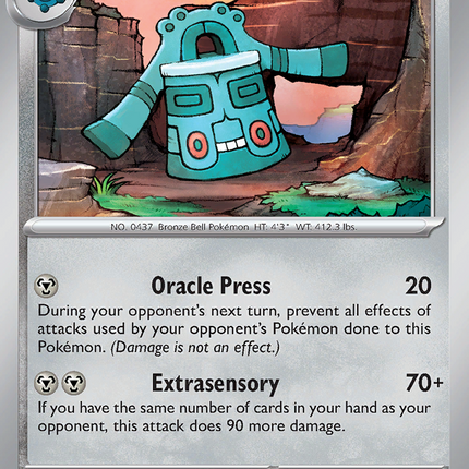 Bronzong (145/197) [Scarlet & Violet: Obsidian Flames]