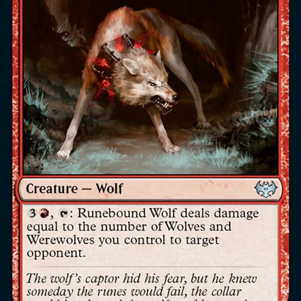 Runebound Wolf [Innistrad: Crimson Vow]
