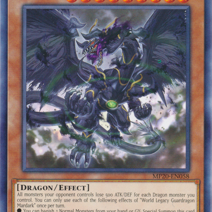 World Legacy Guardragon Mardark [MP20-EN058] Common