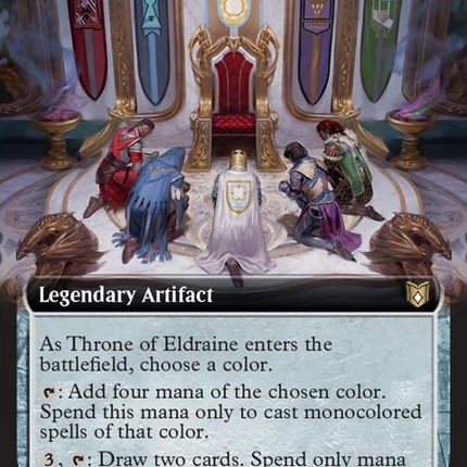 Throne of Eldraine (Extended Art) [Wilds of Eldraine Commander]