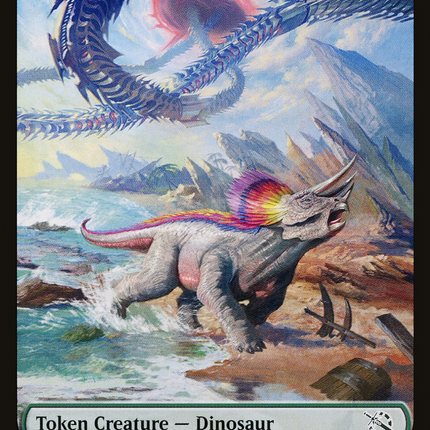 Phyrexian Myr // Dinosaur Double-Sided Token [March of the Machine Tokens]