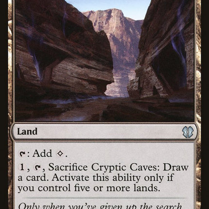 Cryptic Caves [Zendikar Rising Commander]