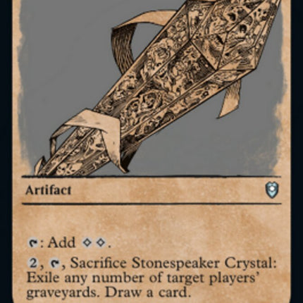 Stonespeaker Crystal (Showcase) [Commander Legends: Battle for Baldur's Gate]