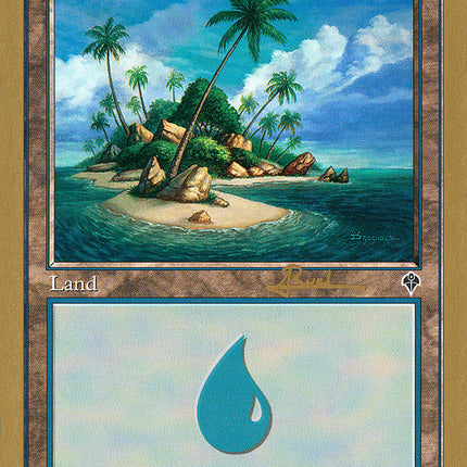 Island (ar335a) (Antoine Ruel) [World Championship Decks 2001]