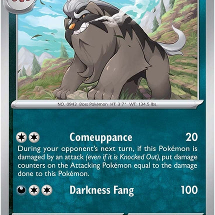 Mabosstiff (143/193) [Scarlet & Violet: Paldea Evolved]