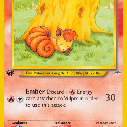Vulpix (91/105) [Neo Destiny 1st Edition]