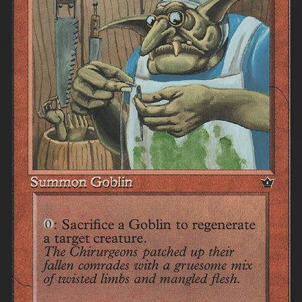 Goblin Chirurgeon (Daniel Gelon) [Fallen Empires]