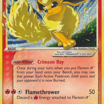 Flareon Star (100/108) [EX: Power Keepers]