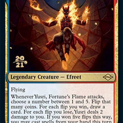 Yusri, Fortune's Flame [Modern Horizons 2 Prerelease Promos]