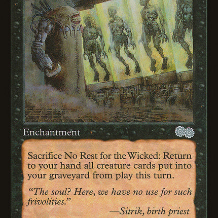 No Rest for the Wicked [Urza's Saga]