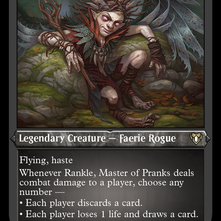 Rankle, Master of Pranks (Foil Etched) [Commander Masters]