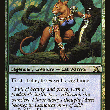Mirri, Cat Warrior (Premium Foil) [Tenth Edition]