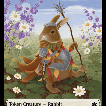 Octopus // Rabbit Double-Sided Token [Bloomburrow Commander Tokens]