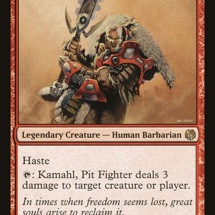 Kamahl, Pit Fighter [Duel Decks: Heroes vs. Monsters]