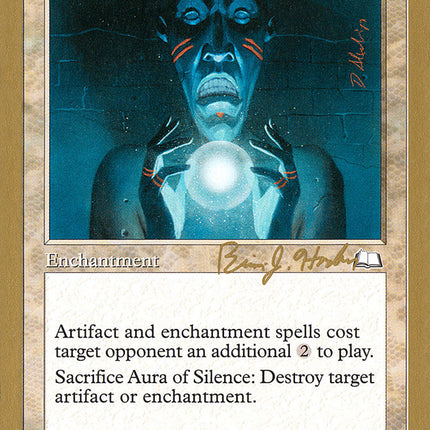 Aura of Silence (Brian Hacker) (SB) [World Championship Decks 1998]