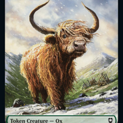 Ox Token [Commander Legends: Battle for Baldur's Gate Tokens]
