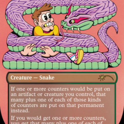 Winding Constrictor (Borderless) (Foil Etched) [Secret Lair Drop Series]