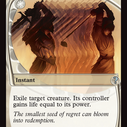 Swords to Plowshares (Future Sight) [Mystery Booster 2]
