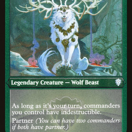 Anara, Wolvid Familiar (Etched) [Commander Legends]