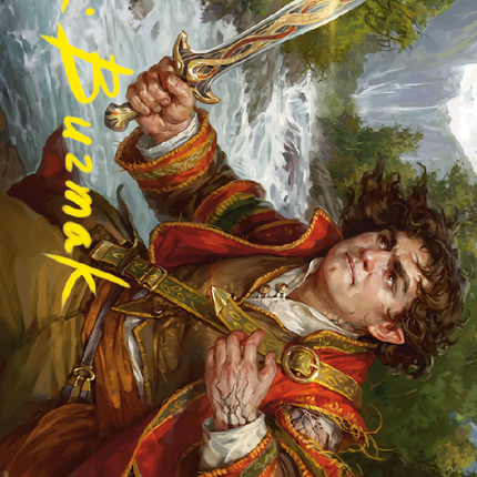 Frodo Baggins Art Card (16/81) (Gold-Stamped Signature) [The Lord of the Rings: Tales of Middle-earth Art Series]